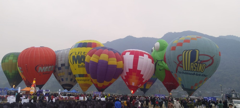 Hot Air Balloon Festival revitalizes tourism in Pokhara