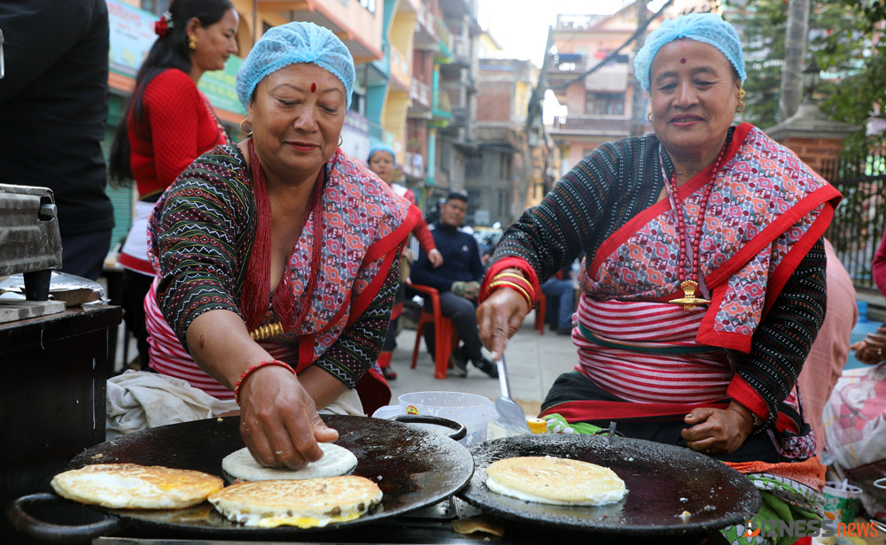 Blending tradition with business: Newa snacks on Tokha street (In Photos)
