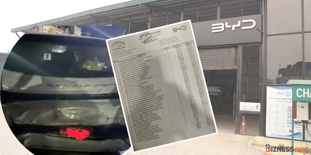 Detailed Breakdown of Rs 5.058 million repair  quotation for BYD Atto 3 (Parts and Price Included)